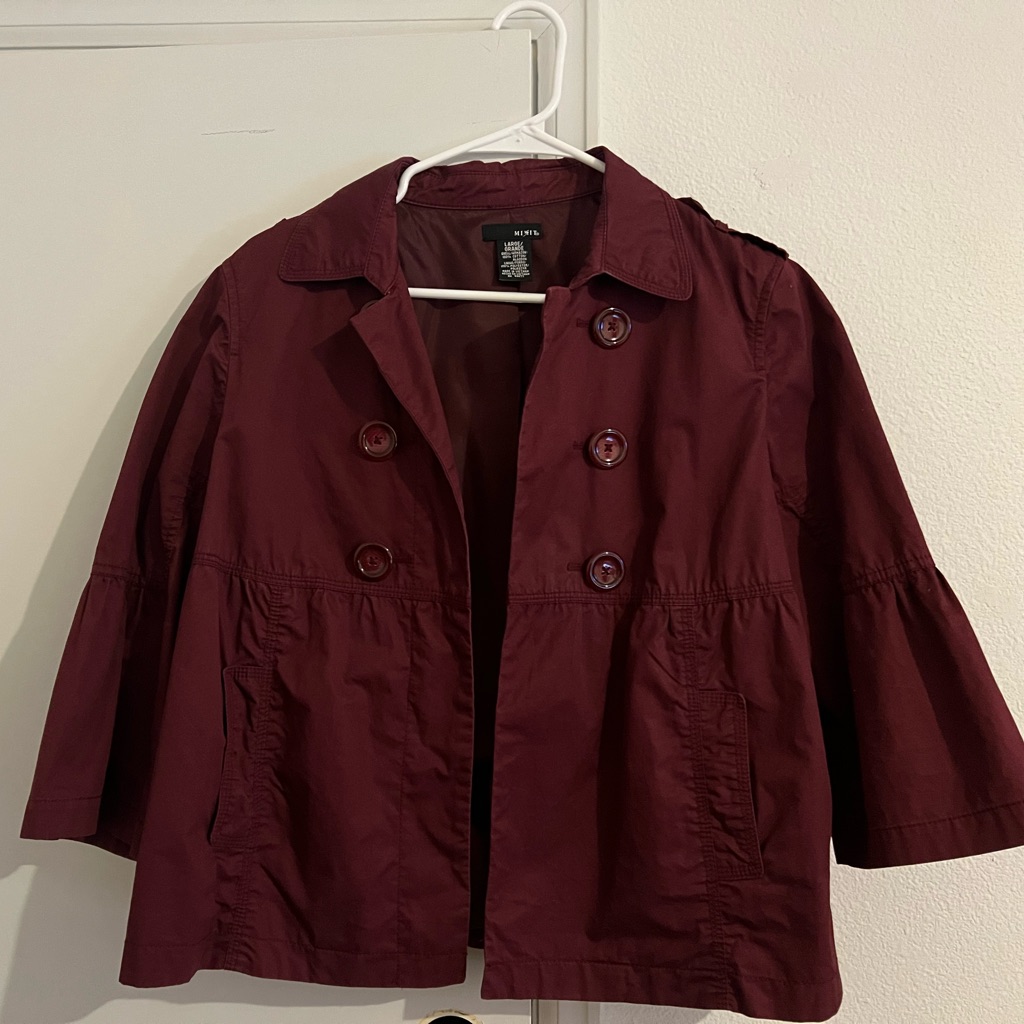 Wine Colored Jacket